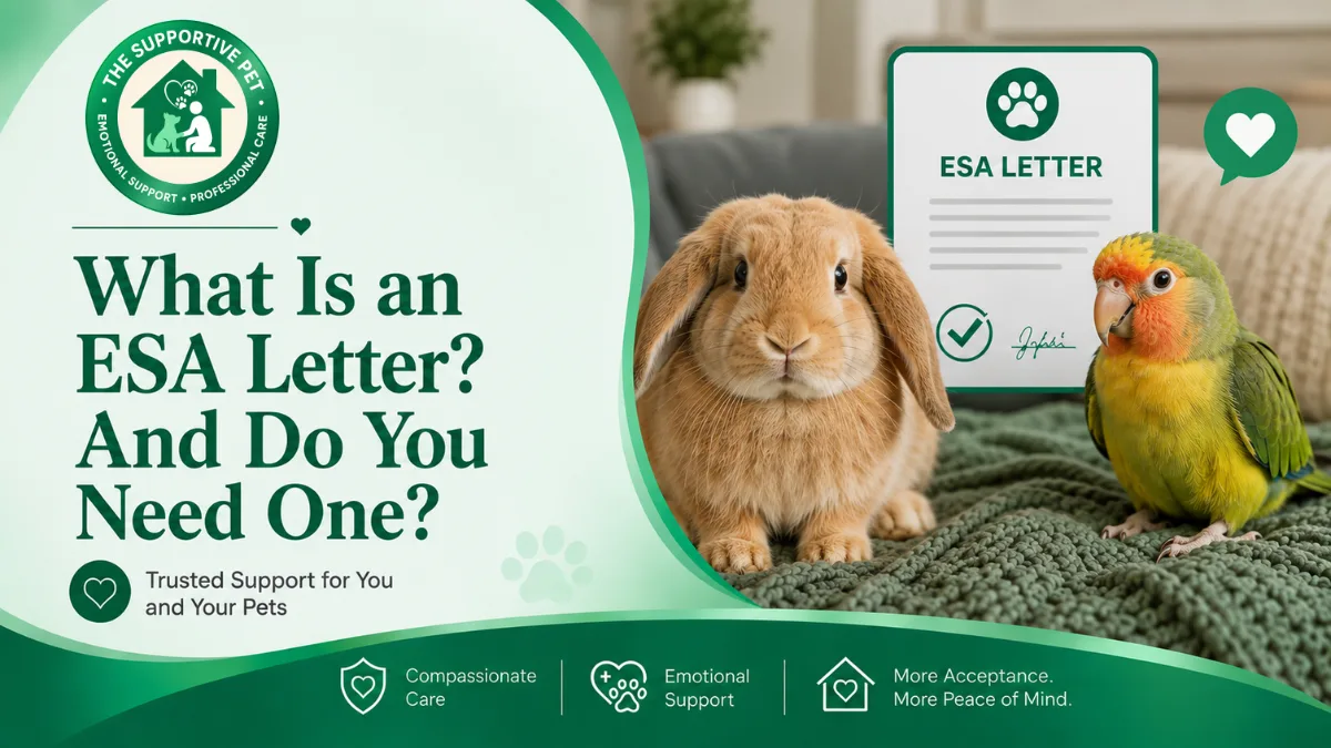 What Is an ESA Letter for Housing?