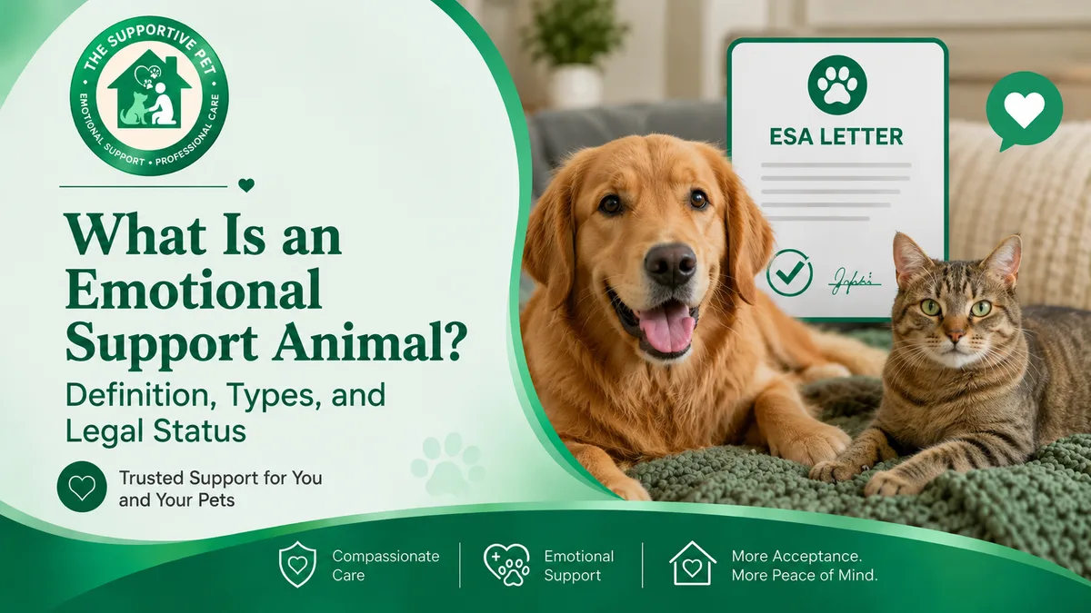 What Is an Emotional Support Animal? Definition, Types, and Legal Status