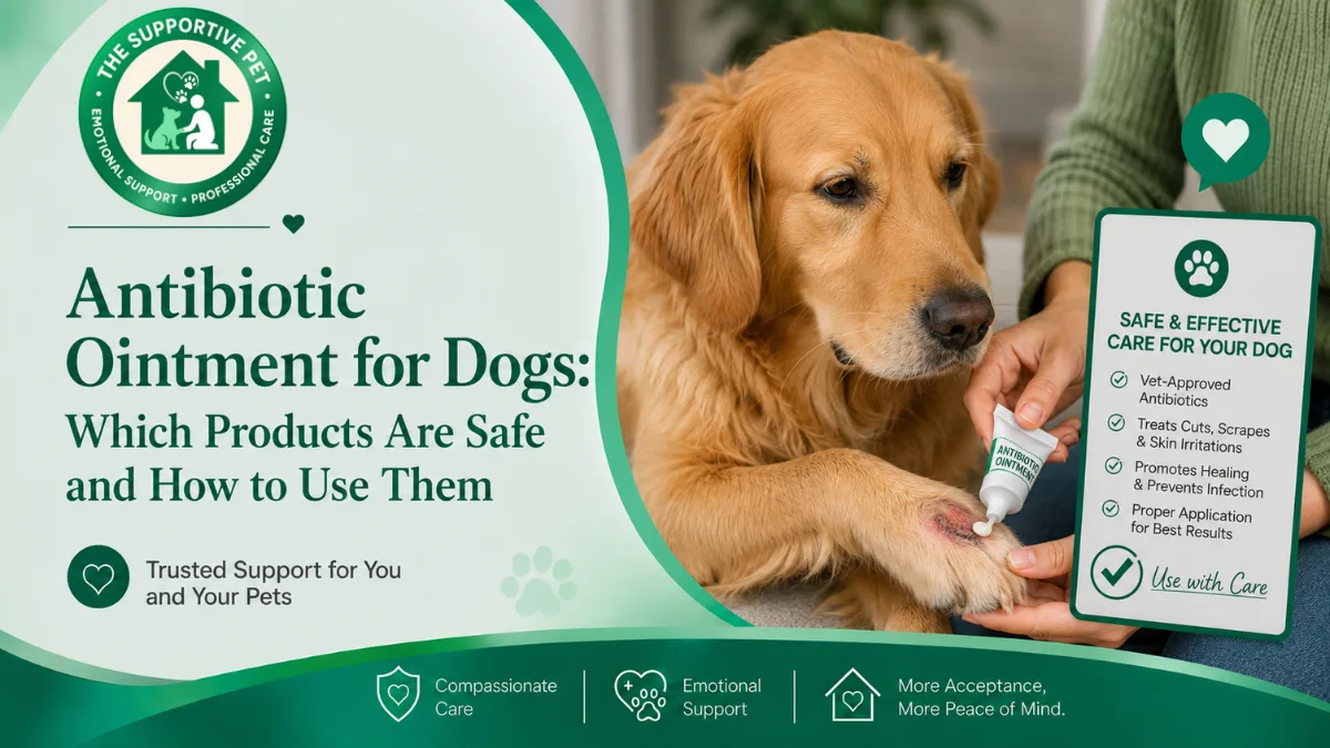 Antibiotic Ointment for Dogs: Which Products Are Safe and How to Use Them