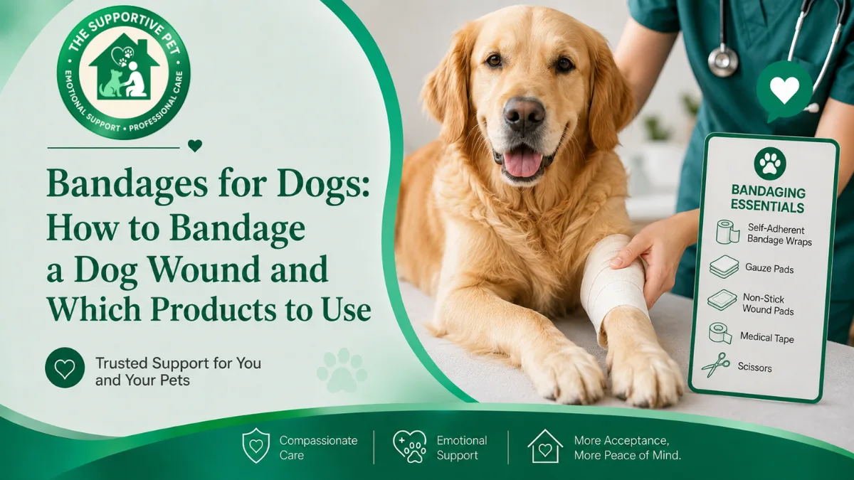Bandages for Dogs: How to Bandage a Dog Wound and Which Products to Use