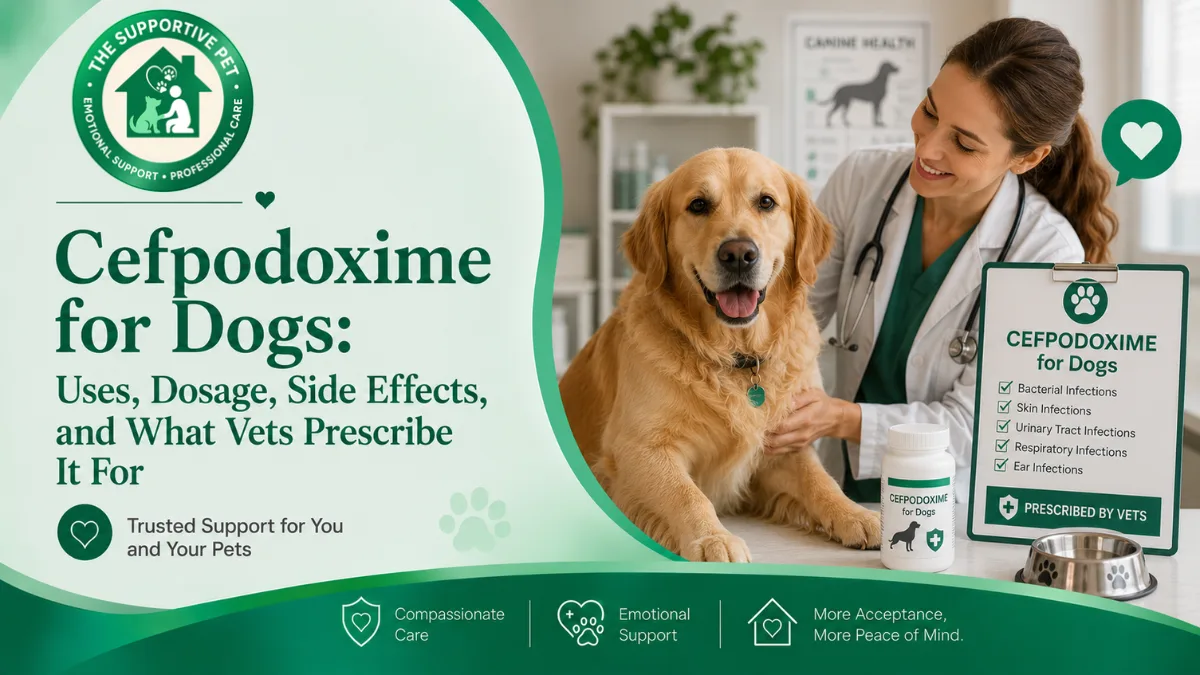 Cefpodoxime for Dogs: Uses, Dosage, Side Effects, and What Vets Prescribe It For
