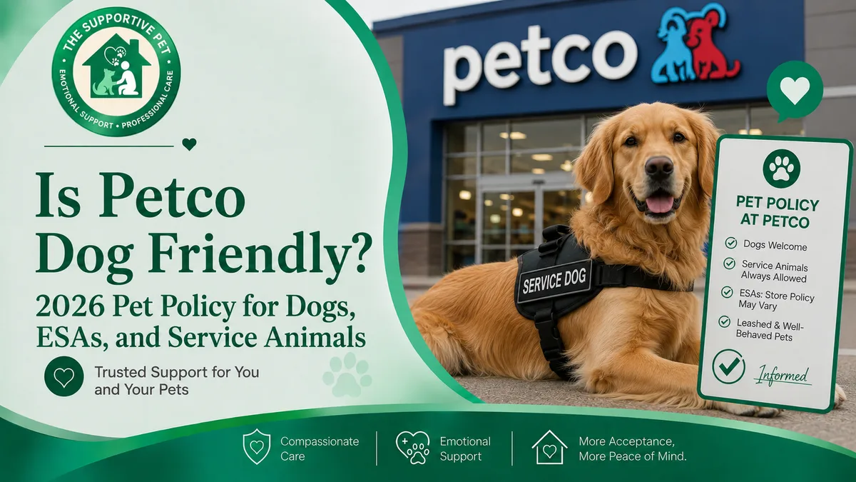 Is Petco Dog Friendly? 2026 Pet Policy for Dogs, ESAs, and Service Animals