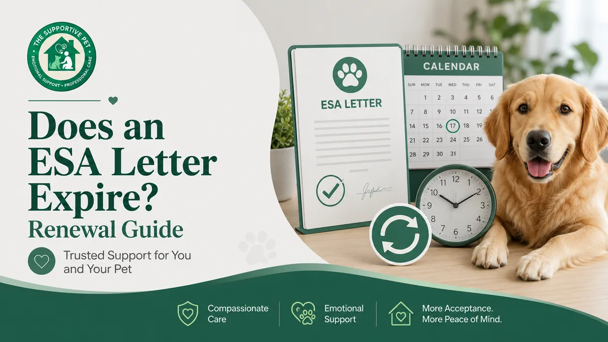 Does an ESA Letter Expire? Renewal Guide