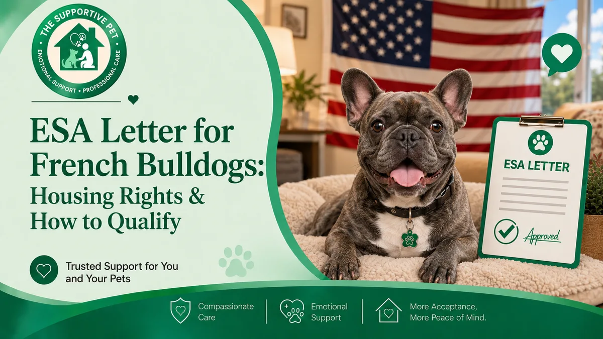 ESA Letter for French Bulldogs: Housing Rights & How to Qualify