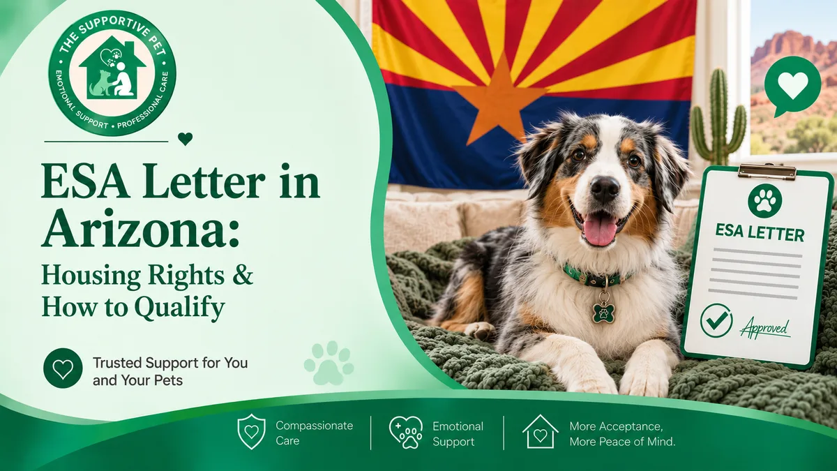 ESA Letter in Arizona: Housing Rights & How to Qualify