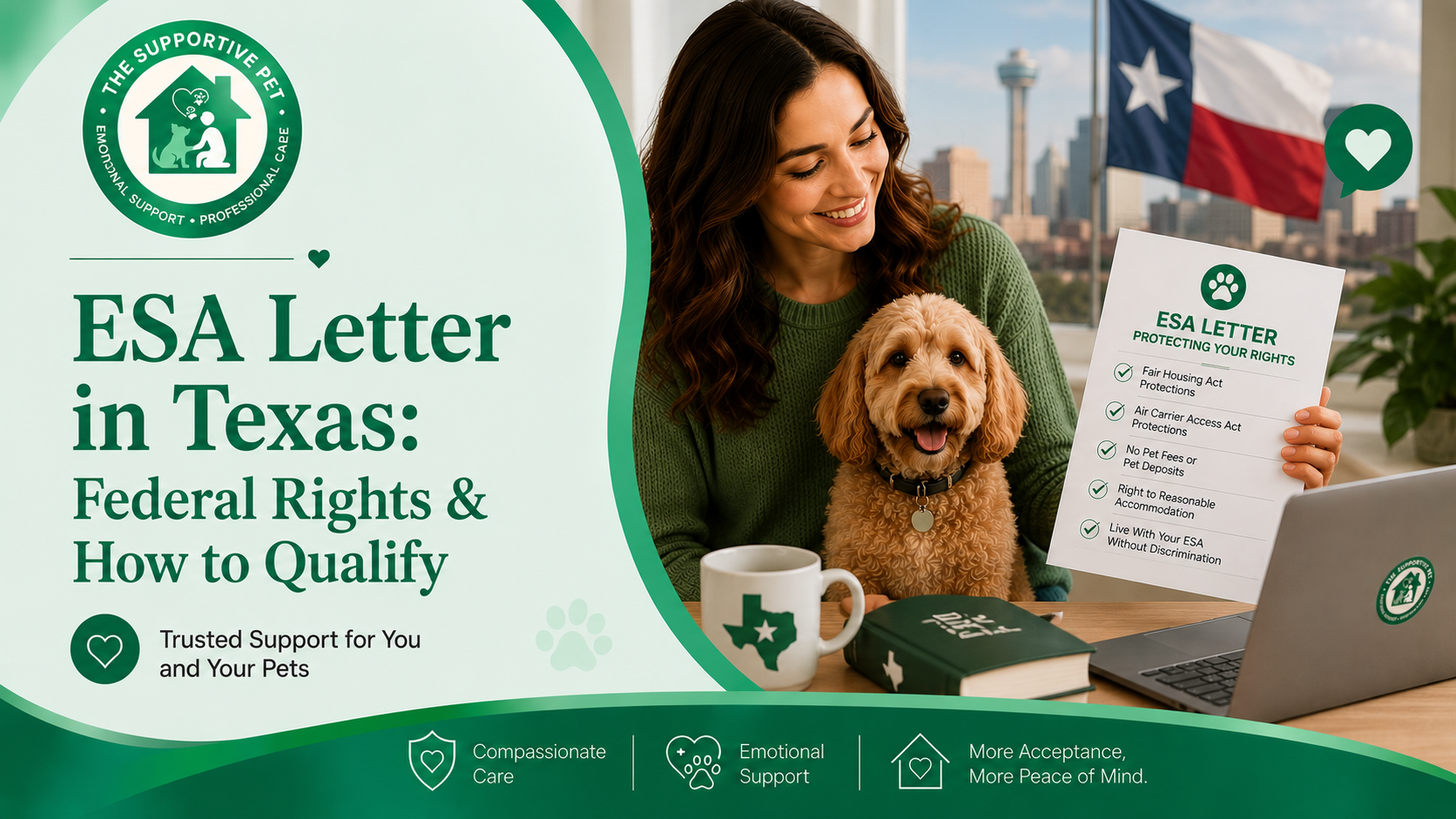 ESA Letter in Texas: Federal Rights & How to Qualify
