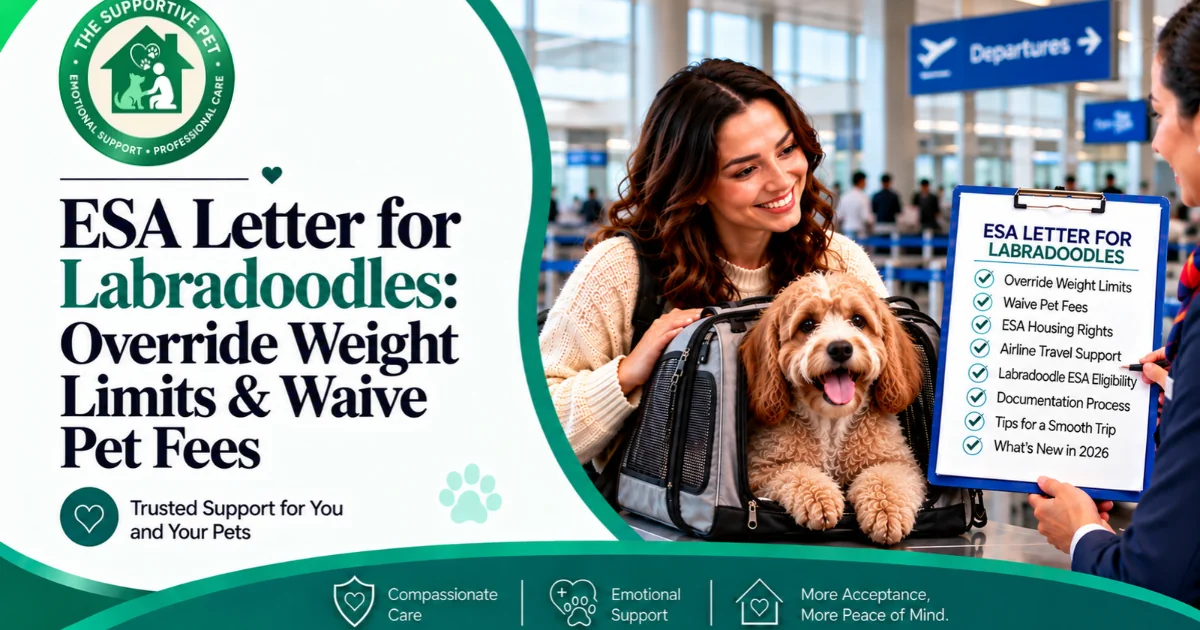 ESA Letter for Labradoodles: Request a Weight Limit Exemption & Waive Pet Fees