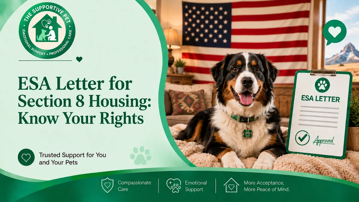 ESA Letter for Section 8 Housing: Know Your Rights
