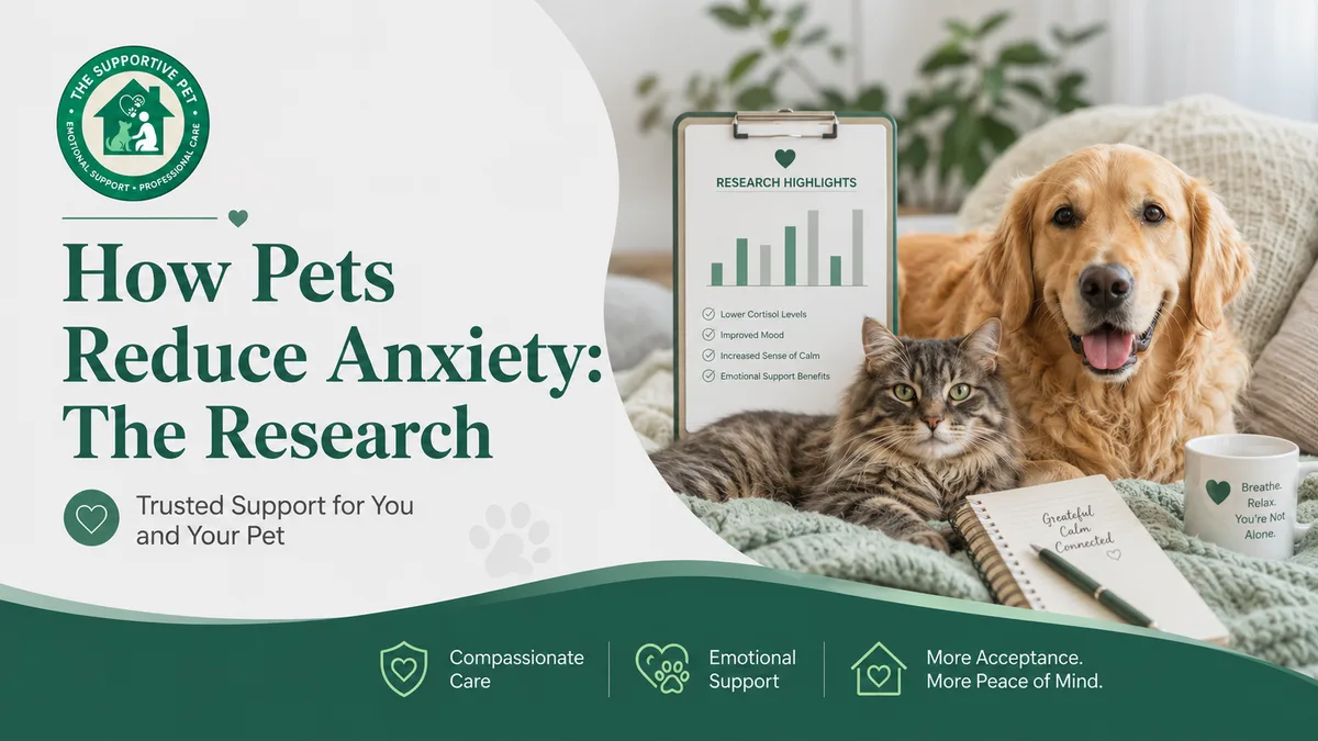 How Pets Reduce Anxiety: The Research