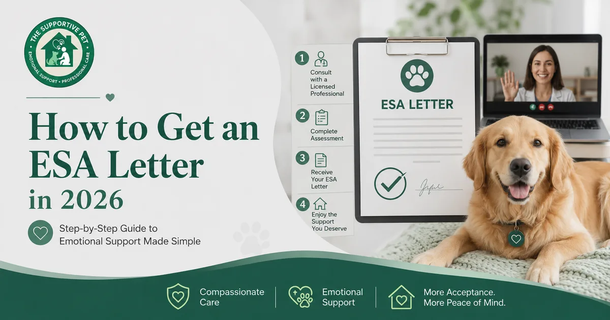 How to Get an ESA Letter in 2026