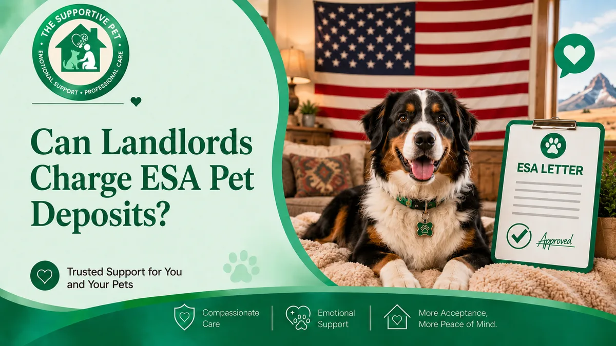 No Pet Deposit for ESA: What Landlords Can and Cannot Charge