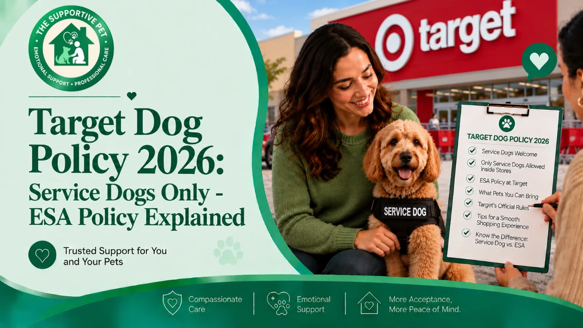 Target Dog Policy 2026: Service Dogs Only - ESA Policy Explained